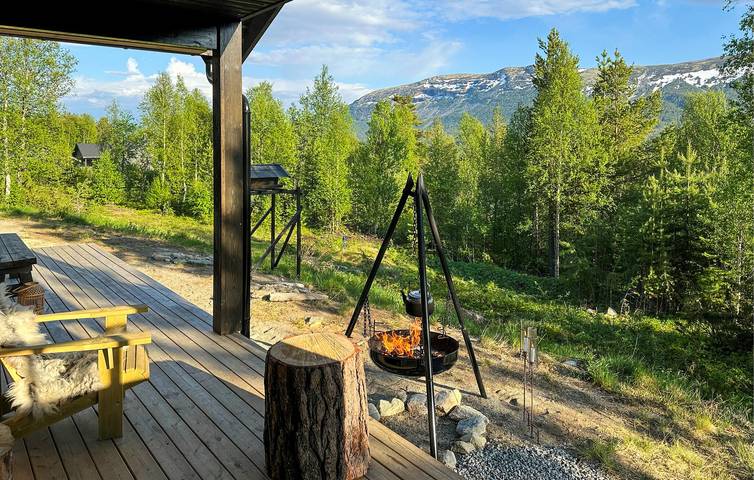Ferienhaus für 8 Personen mit Terrasse in Lesja