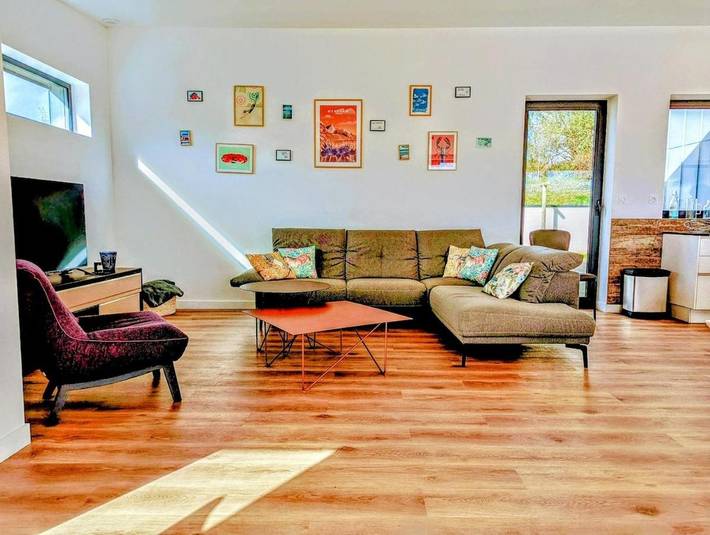 Location de vacances pour 14 personnes, avec Terrasse et Jardin ainsi que Piscine et Vue à Plounéour-Trez - 4