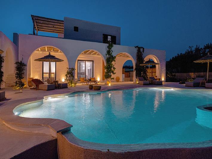 Ferienhaus für 11 Personen, mit Meerblick und Balkon sowie Terrasse und Garten in Lachania - 2