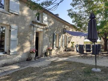 Cottage pour 4 personnes, avec jardin et vue à Segonzac