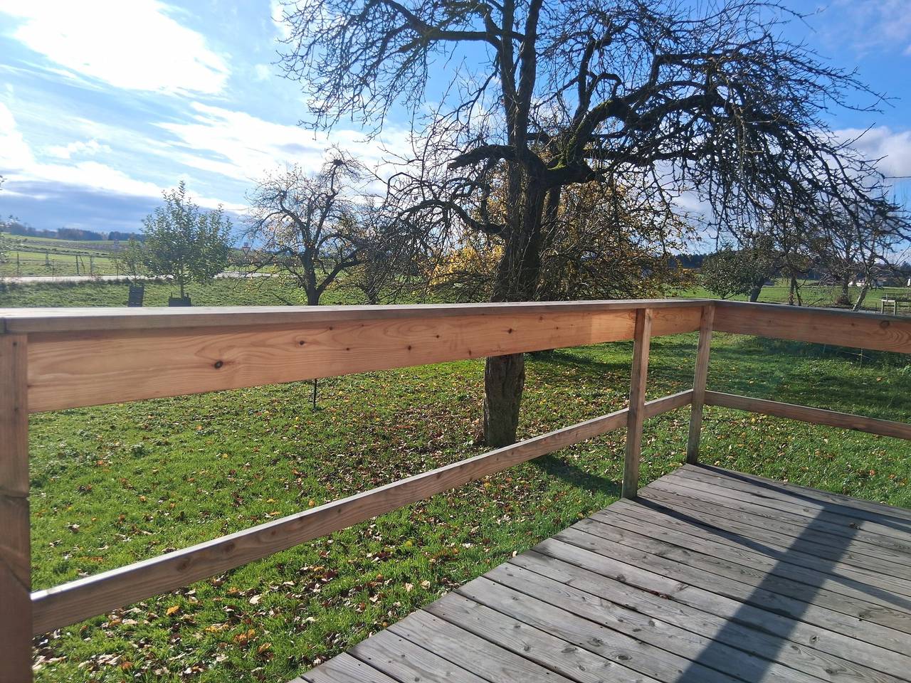 Ganze Ferienwohnung, Tiny Home „Lara“ mit Bergblick, privatem Garten und Wlan in Bad Waldsee, Region Bodensee-Oberschwaben