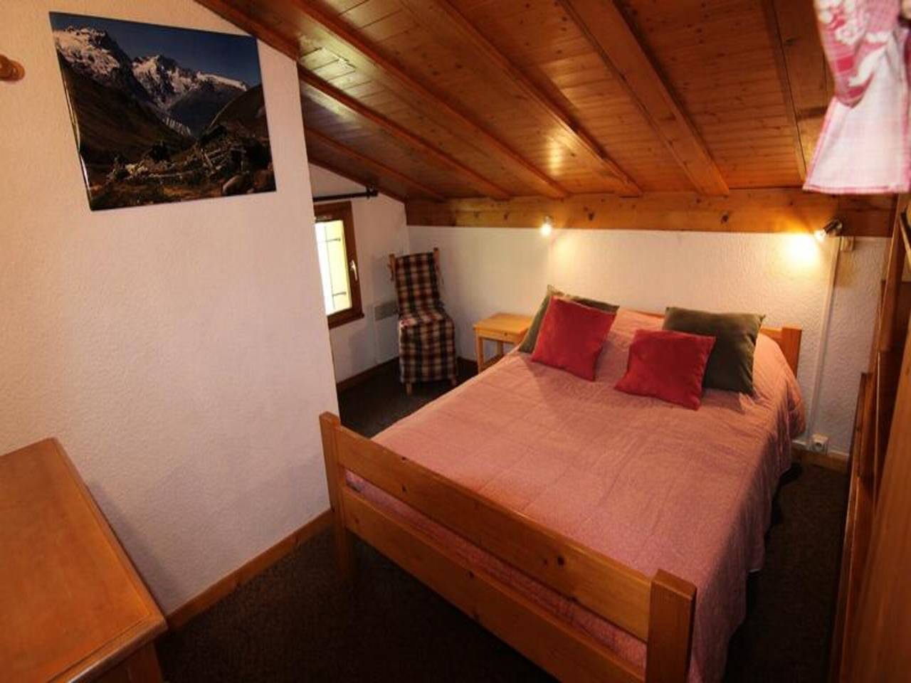 Apartamento entero, Apartamento en Mont Bisanne con balcón in Les Saisies, Albertville region