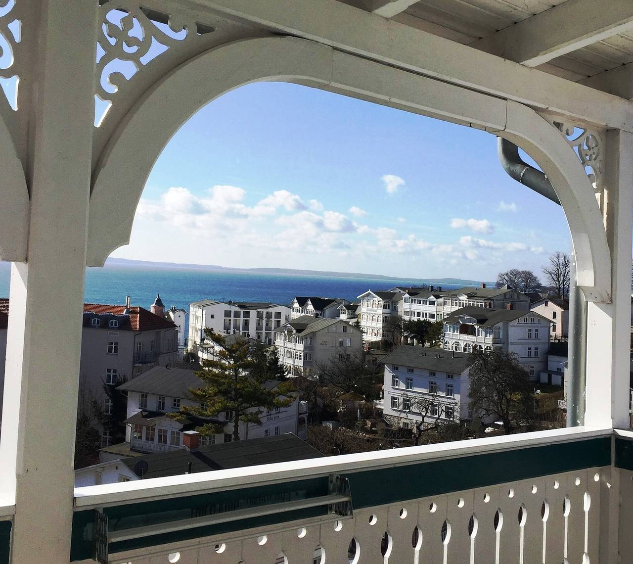 Ganze Wohnung, Ferienwohnung "Villa Bella Vista - Meerblick 5" mit Meerblick, Balkon und Wlan in Sassnitz, Nationalpark Jasmund