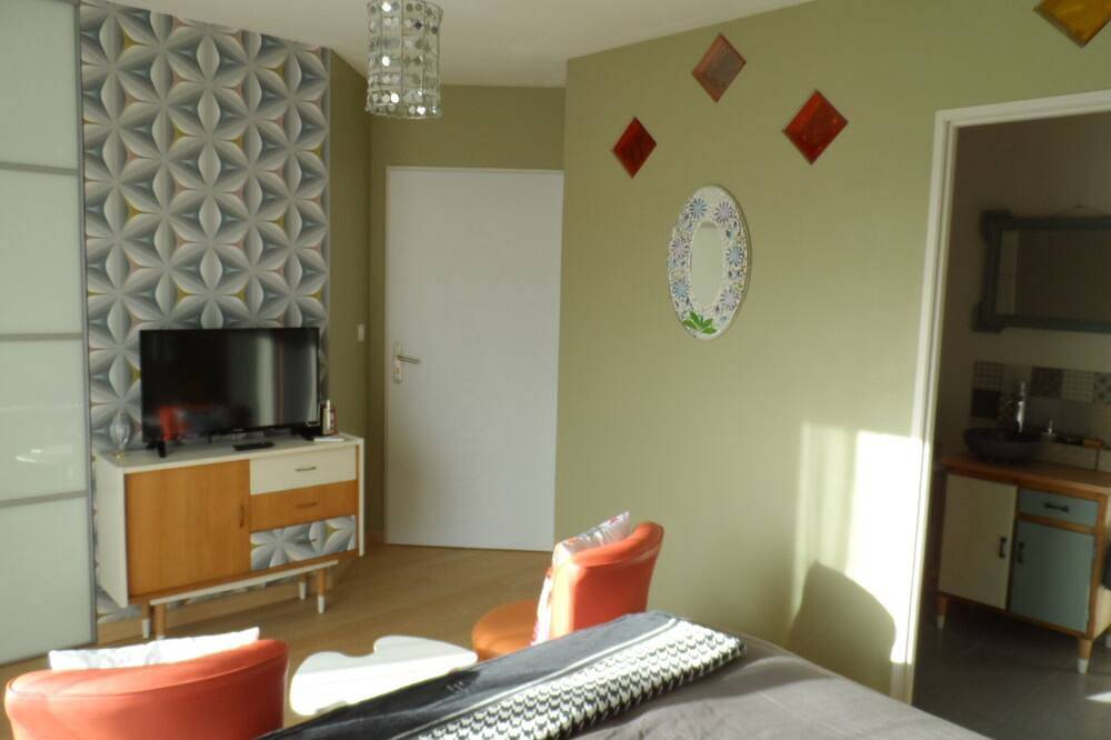 Chambre vintage . Le haut village  en baie de somme proche St Valery /Somme in Arrest, Région d'Abbeville