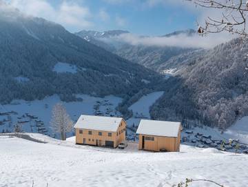 Bauernhaus für 5 Personen, mit Ausblick und Garten im Bregenzerwald