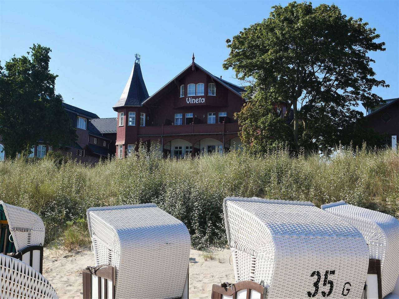 Ganze Ferienwohnung, Villa Vineta direkt am Strand - Villa Vineta Whg. 17 in Bansin, Heringsdorf
