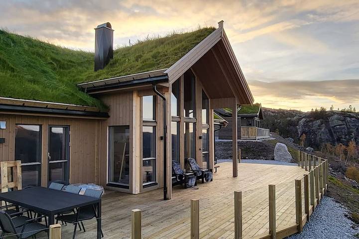 Ferienhaus für 8 Personen, mit Terrasse und Sauna in Telemark