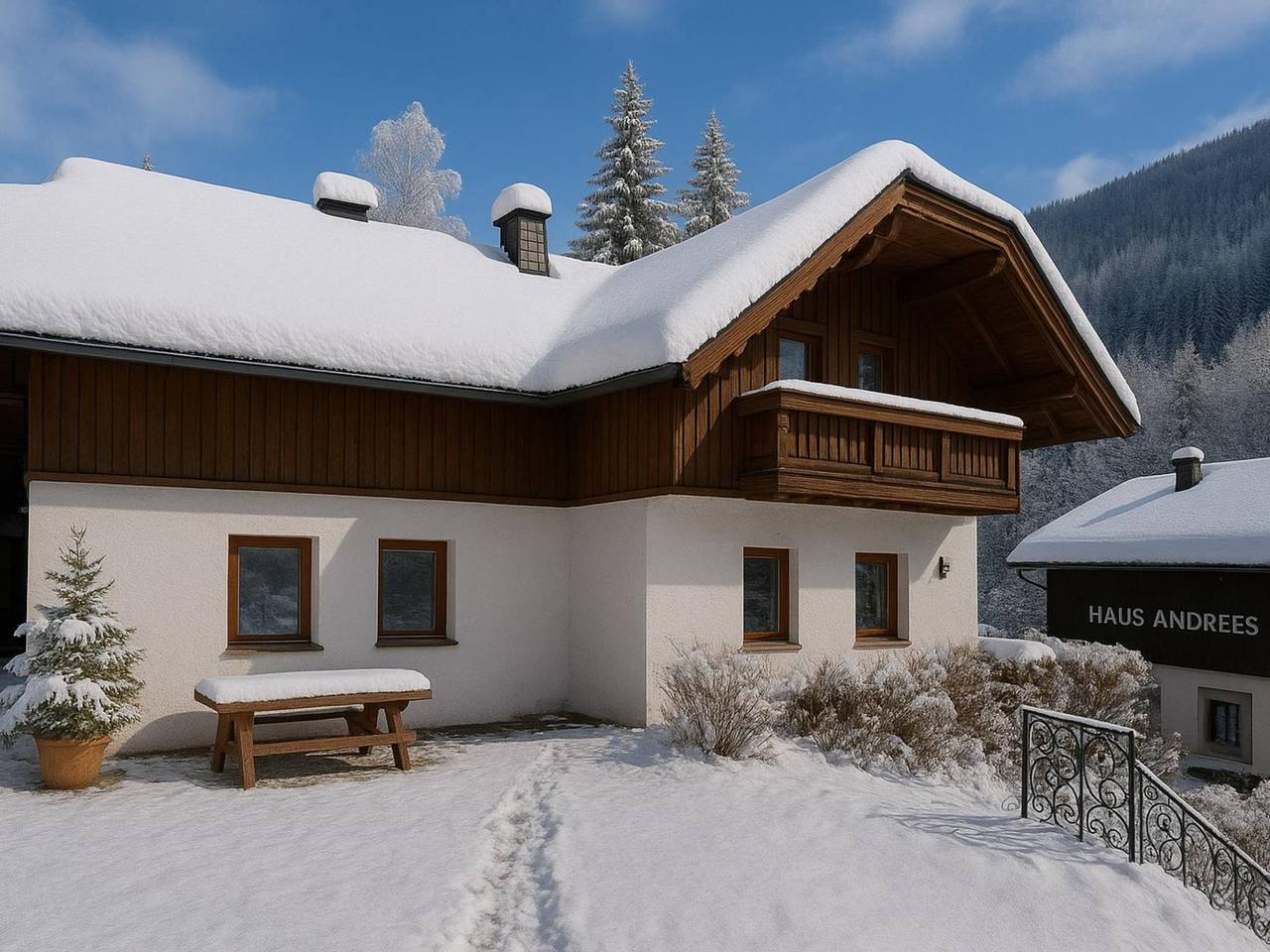 Schönes Ski-in/Ski-out Landhaus mit Sauna in Bad Kleinkirchheim, Nockberge