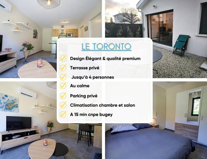 Gîte pour 2 personnes, avec terrasse et vue dans Vaux-en-Bugey - 2