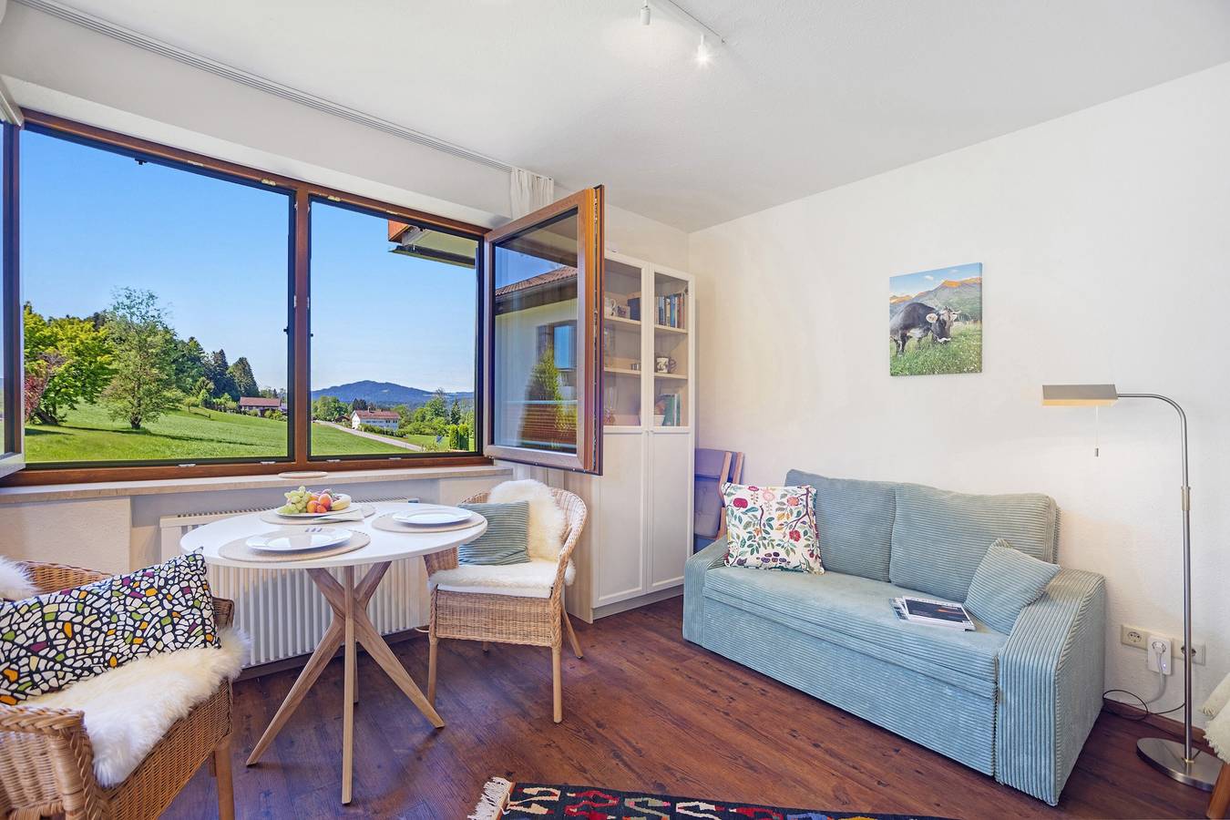 Ganze Wohnung, Apartment „Krokus“ mit Bergblick, Balkon und Wlan in Weiler-Simmerberg, Bayerisch Schwaben