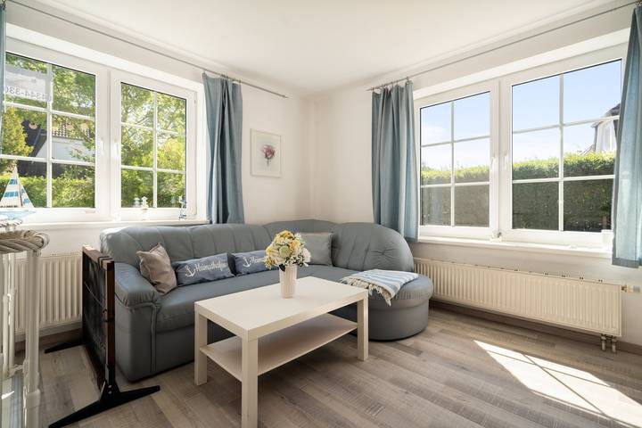 Ferienwohnung für 3 Personen, mit Terrasse und Garten