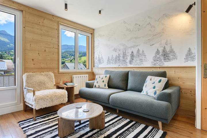 Ganze Wohnung, La Tanière – Familienapartment mit Bergblick, zentrumsnah, Ski & Natur in Villard-de-Lans, Parc naturel régional du Vercors
