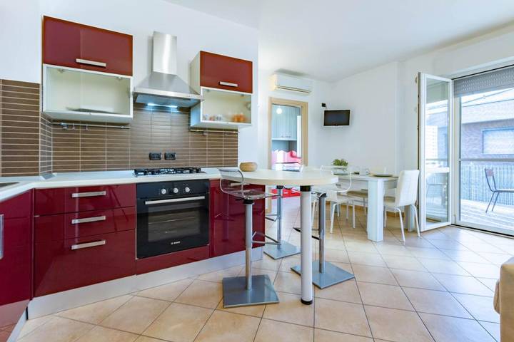 Ferienwohnung für 5 Personen, mit Balkon, mit Haustier