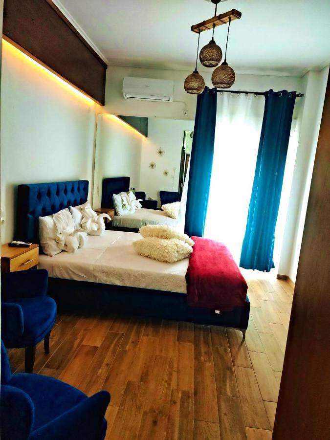 Apartamento para 2 personas, con terraza en Corinto