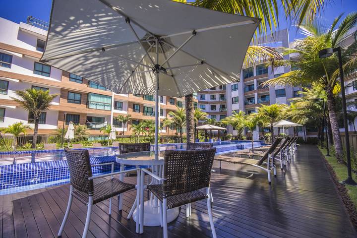 Appartamento intero, Appartamento vacanze per 6 persone con piscina per bambini in Cabo Branco, João Pessoa
