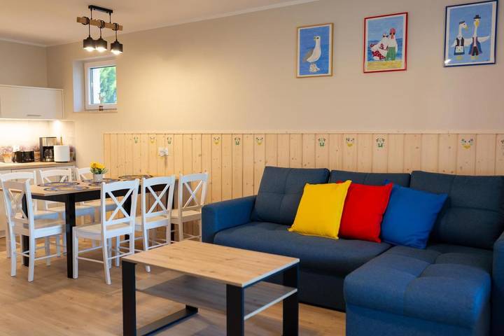 Ferienhaus für 7 Personen, mit Garten