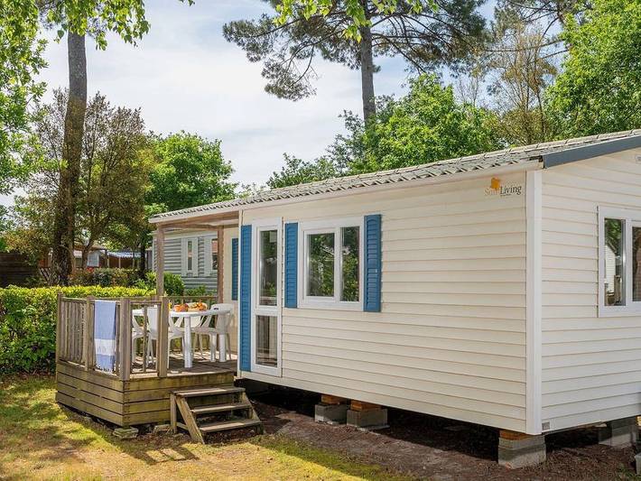 Mobil home pour 6 personnes, avec piscine et bassin pour enfant dans Plage du Cap de l'Homy - 2