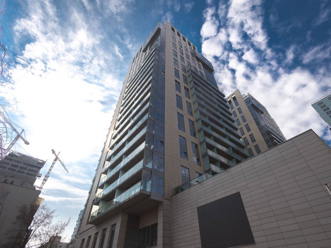 Entire apartment, Platinum Towers in Warsaw, Masovia