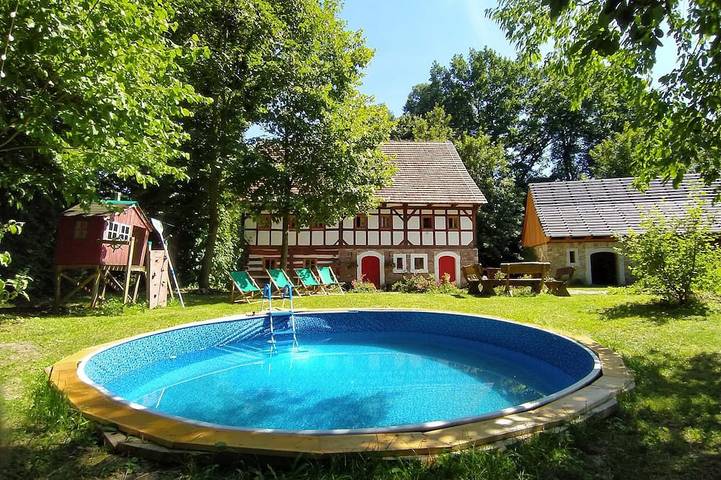 Cottage für 9 Personen, mit Garten und Sauna, mit Haustier in Niederschlesien