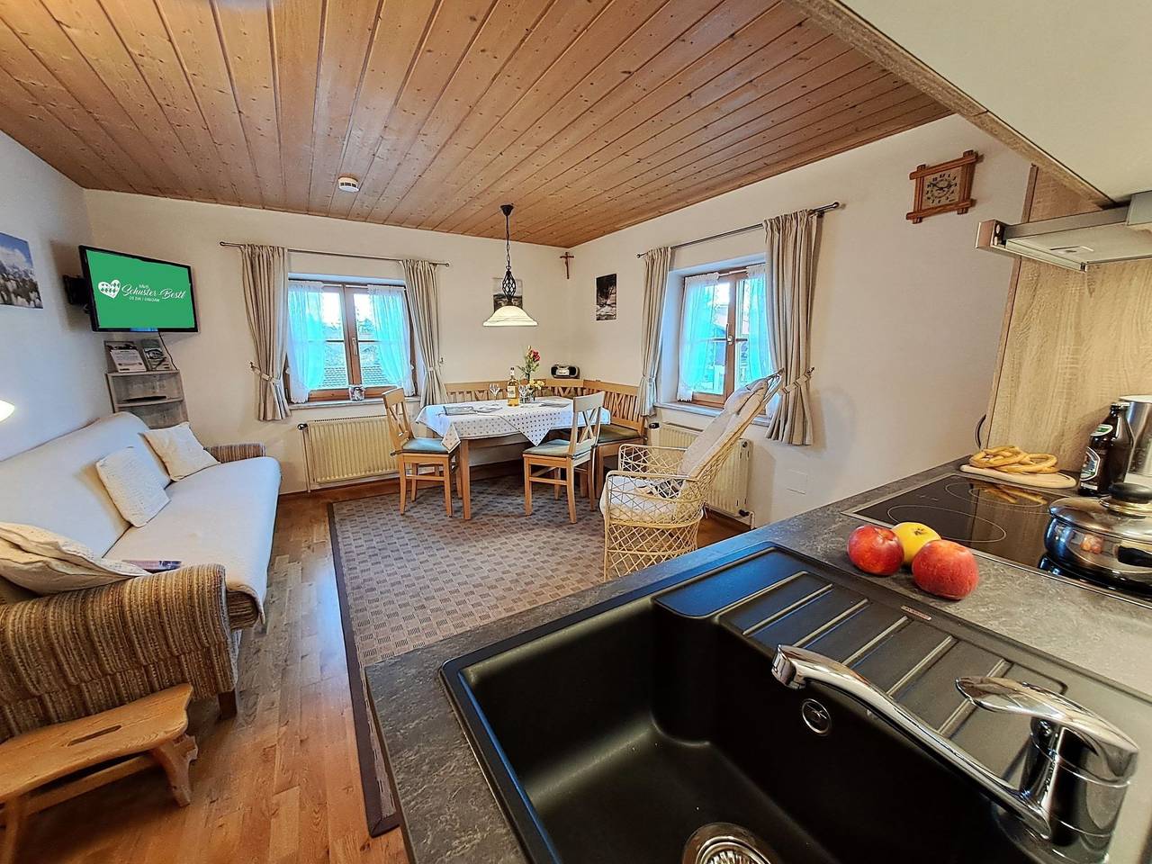 Ganze Wohnung, Appartement in Bad Bayersoien mit Großem Garten in Bad Bayersoien, Bayerische Alpen