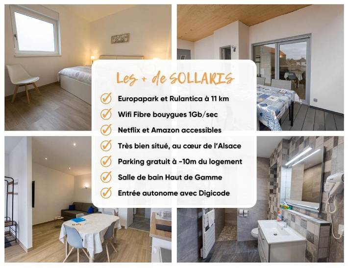 Gîte pour 4 personnes, avec terrasse à Friesenheim - 3