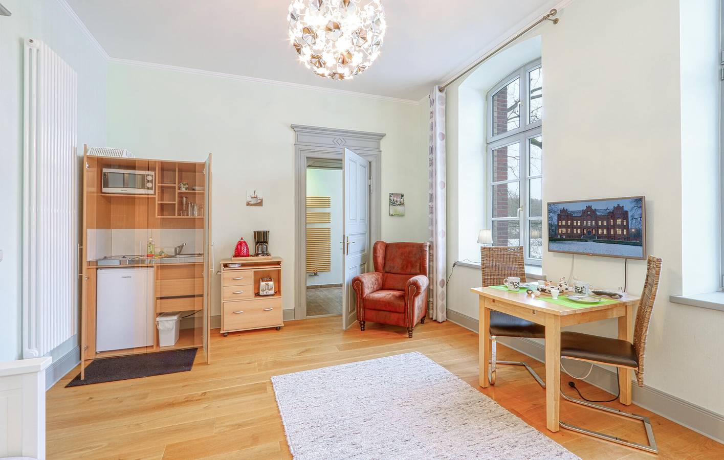 Ganze Ferienwohnung, Gemütliche Wohnung in der Nähe von Krakau See mit Parkplatz in Alt Sammit, Krakow am See