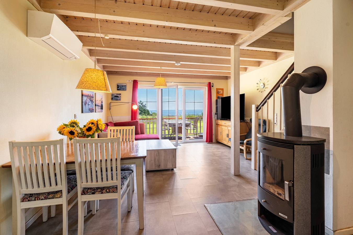 Apartment 'Ferienhaus Meerblick' mit Meerblick, Wlan und Klimaanlage in Sierksdorf, Ostholstein