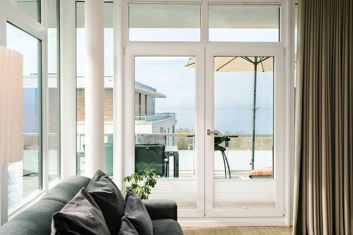 Ferienwohnung für 4 Personen, mit Terrasse und Sauna, mit Haustier in Südstrand Pelzerhaken