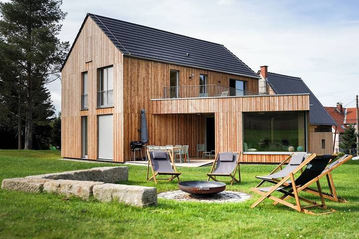 Ferienhaus für 8 Personen, mit Sauna und Garten im Zittauer Gebirge