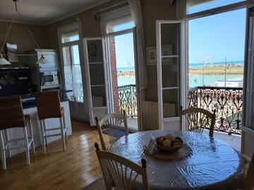 Gîte pour 2 personnes, avec vue et balcon à Le Tréport