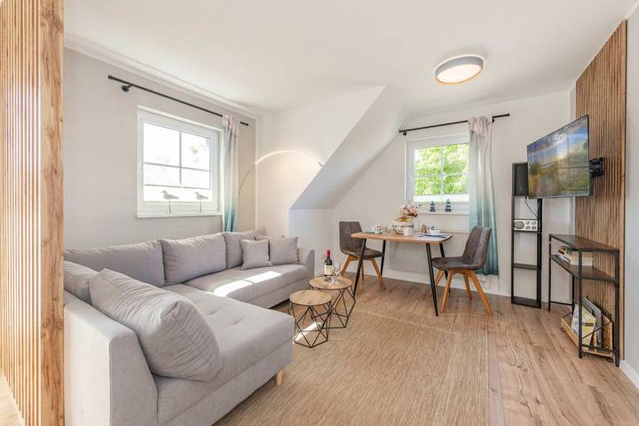 Hütte für 2 Personen, mit Balkon und Ausblick auf Usedom