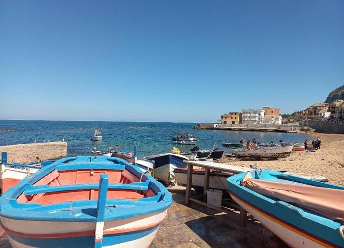 Casa vacanza per 5 persone, con Balcone e Terrazza nonché Panorama a Aspra