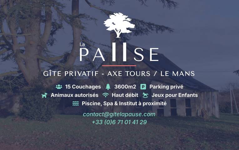 Gîte pour 15 personnes, avec jardin dans Saint-Aubin-le-Dépeint