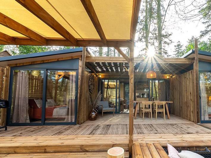 Tente pour 6 personnes, avec Terrasse dans le Morbihan