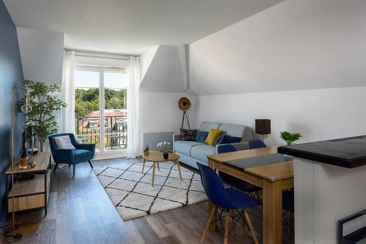 Appartement de vacances pour 7 personnes, avec Balcon à Magny-le-Hongre