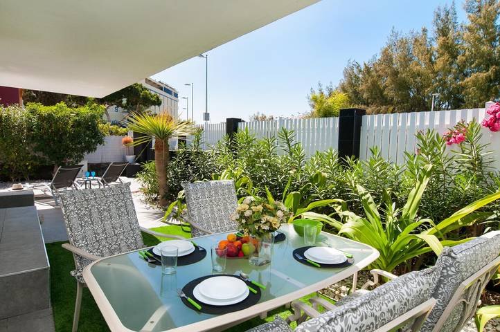 Ferienhaus für 4 Personen, mit Terrasse und Garten sowie Pool in San Agustin - 3