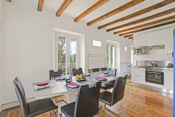 Ferienwohnung für 6 Personen, mit Balkon und Kinderpool sowie Seeblick in Lugano - 4