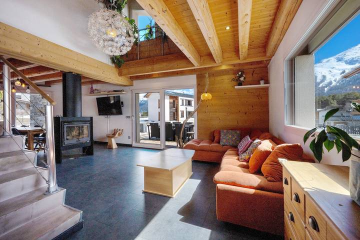 Maison pour 12 personnes, avec Jardin à Aussois