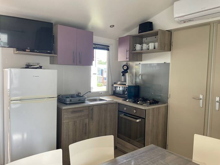 Camping pour 6 personnes, avec balcon/terrasse et vue à Les Mathes - 4