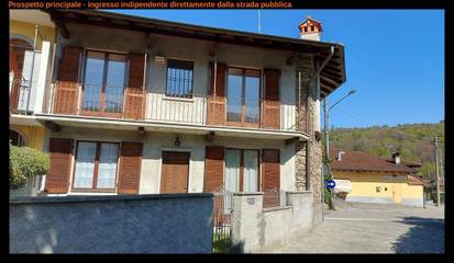 Gîte pour 5 personnes, avec vue et jardin à Brovello-Carpugnino