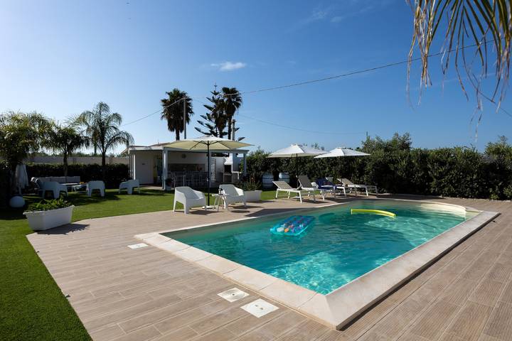 Maison de vacances pour 5 personnes, avec Balcon et Jardin en Sicile