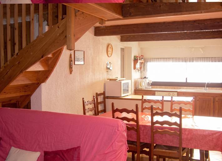 Gemütliches Haus nahe den Pisten von Barcelonnette - Kamin in Barcelonnette, Espace Lumière
