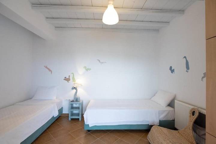 Ganze Wohnung, Ferienwohnung für 7 Personen mit Garten in Ano Mera, Mykonos