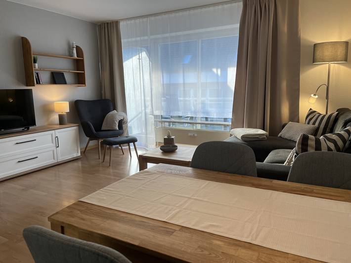 Ganze Wohnung, Haus Seemeile - Fewo Seeluke - 2-Raum-Ferienwohnung Seeluke Nr. in Hafen Büsum, Büsum