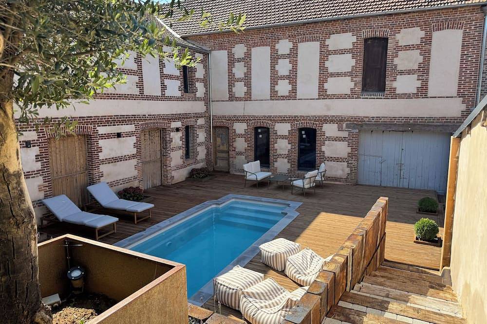 Maison Eudoise, swimming pool and spa in Eu, Dieppe und Umgebung