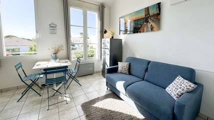 Cottage pour 3 personnes, avec piscine à La Couarde-sur-Mer