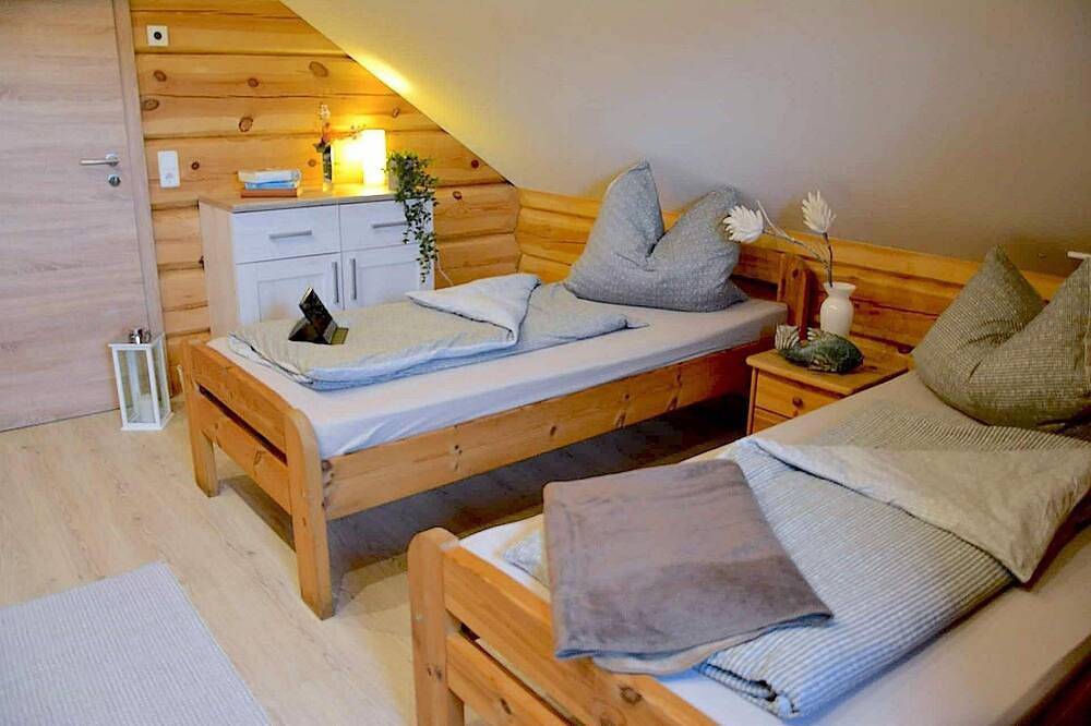 Ganze Wohnung, Ferienwohnung Adlerhorst, 60qm, 2 Schlafzimmer, max. 5 Personen in Quitzdorf am See, Oberlausitz-Niederschlesien