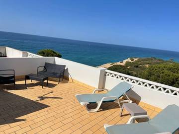 Ferienhaus mit Meerblick für 4 Personen, mit Pool und Garten sowie Meerblick an der Algarve