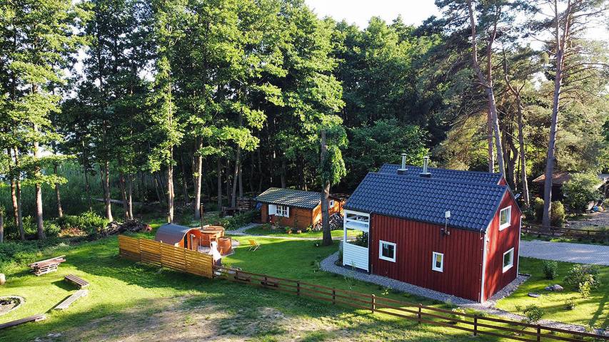 Ferienhaus mit Meerblick für 6 Personen, mit Terrasse und Garten sowie Sauna und Ausblick, mit Haustier