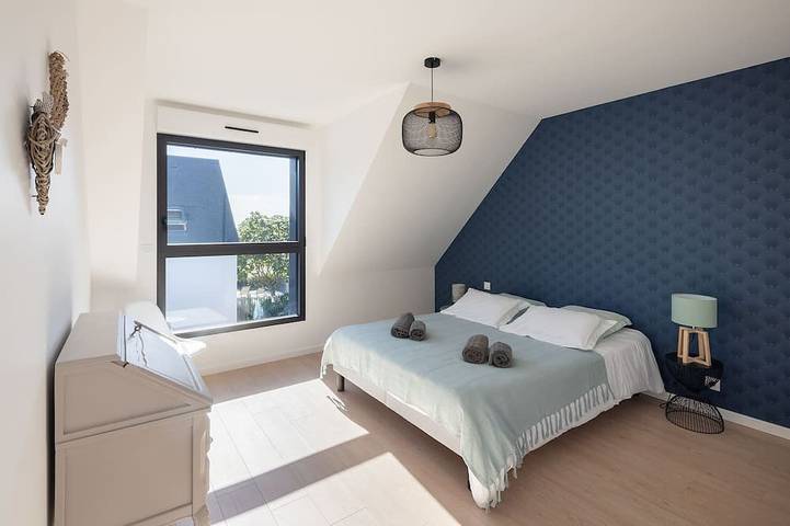Location de vacances pour 8 personnes, avec jardin, animaux acceptés dans Plage Kermor - 2